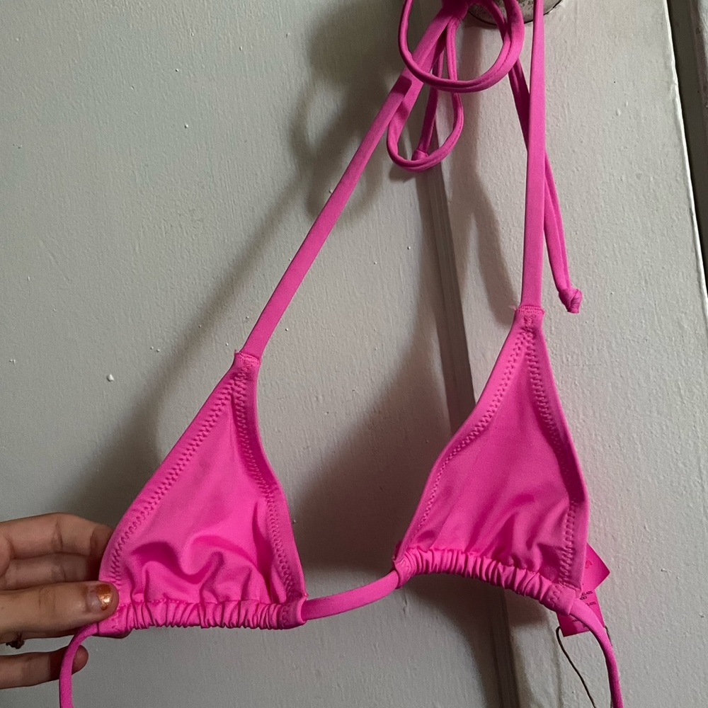 SKIMS taffy micro bikini top NWT